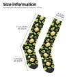 thumbnail image 2 of Daiia Sports Socks Avocado Toast Printed Novelty Crew Socks for Men Women Knee High Socks Cotton Socks Soft & Breathable Support Unisex Socks, 2 of 9