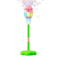 thumbnail image 4 of Kids Bubble Machine, Stand Up Bubble Machine for Student, Bubble Machine with Lights, Rechargeable Bubble Machine, Red Diy Assembly Street Lamp Style Automatic Bubble Blower Set, 4 of 6