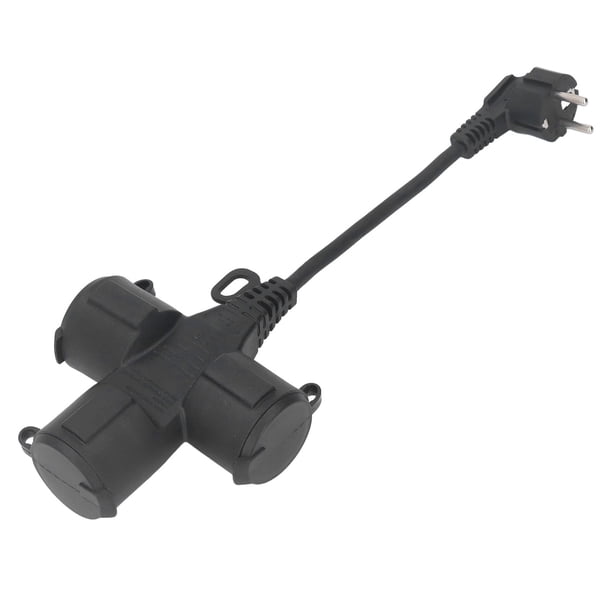 Zócalo Del Cable De Extensión, Enchufe De La UE Del Divisor Del Zócalo De 3 De La Resistencia Da Alta Temperatura 250V 16A Para La Sala De Oficina