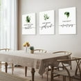 thumbnail image 2 of Dining Room Wall Art Decor - Kitchen Wall Decor Memories Around the Table Farmhouse Wall Decor Dining Room Decor Prints Signs 12x16\u201dFramed (Green 01), 2 of 6