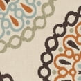 thumbnail image 4 of SAFAVIEH Veranda Axum Geometric Indoor/Outdoor Runner Rug, 2'3" x 10', Cream/Terracotta, 4 of 5