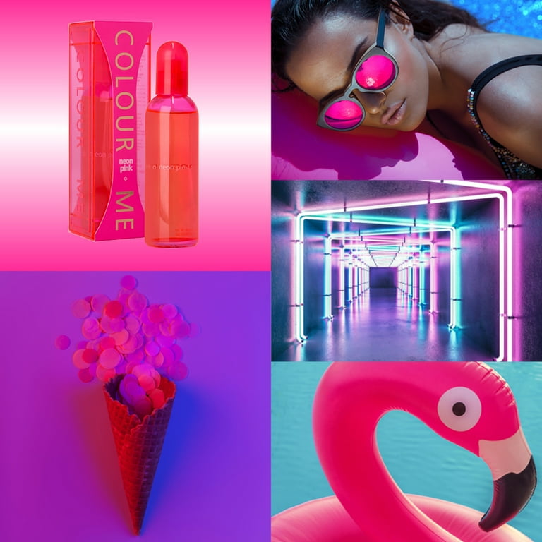 Colour Me Neon Pink by Milton Lloyd EDP Women Perfume 3.4 oz