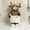 Brown, variant on Highland Cow Bathroom Figurine – Resin Farmhouse Decor Statue, Cute Scottish Cow Gift for Home Kitchen Office Table Decoration