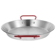 thumbnail image 4 of HINTRMENT Wok Pan Stainless Steel Flat Bottom for Restaurant Kitchen Cooking 1Pcs, 4 of 7