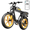 Yellow-48V/15Ah, variant on HOVSCO Electric Bike for Adults, 750W Motor, 60 Miles Range, 20'' Fat Tire E-Mountain Bike, 7-Speed E-Bike with Full Suspension UL2849