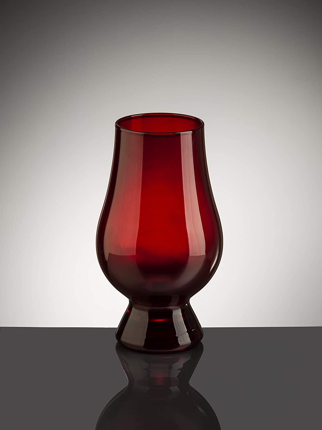 Glencairn Official Blind Tasting Crystal Whiskey Glass RED, (Set of 4) Gift Box