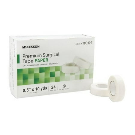 McKesson - Medical Tape McKesson Skin Friendly Paper 3 Inch X 10 Yard White NonSterile - 1/Each