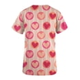 thumbnail image 5 of TIMIFIS Blouse d'Uniforme de Travail pour Femmes, Manches Courtes, Col en V, avec Poches, 5 of 5