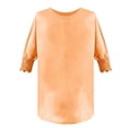 thumbnail image 4 of Seductiva Women's Oversized Long Sleeve T Shirts 2025 Summer Women Fashionable Loose Round Neck Cuffs Long Edition Large Size T Shirt for Women Loose Fit Lightweight Tunic Shirts Summer Tops, 4 of 6