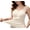 Khaki, variant on CBASIHI Womens Thermal Underwear Tank Tops- Fall Winter Stretchy Slim Fit V Neck Sleeveless Undershirt with Built in Bra Khaki Size M-3XL