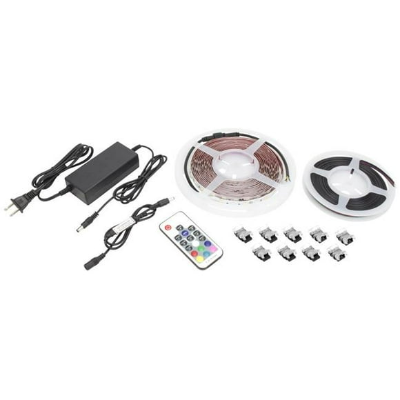 American Lighting HTL-RGBW-5MKIT 16.4 ft. High Grade RGBW Tape Light Kit Regular with Driver - White