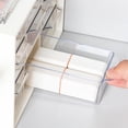 thumbnail image 3 of Girl 9 Grids Parts Drawer Desktop Storage Box Organizer  Plastic Dust-proof Storage Container  for Stationery Cosmetic Jewelry Pearl Earrings Makeup, 3 of 14