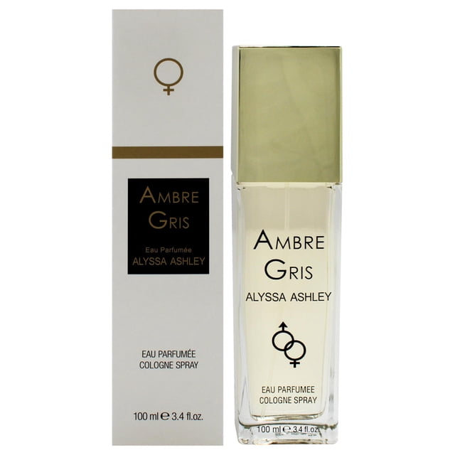 Ambre Gris de Alyssa Ashley para mujer - Colonia en spray de 3,4 oz