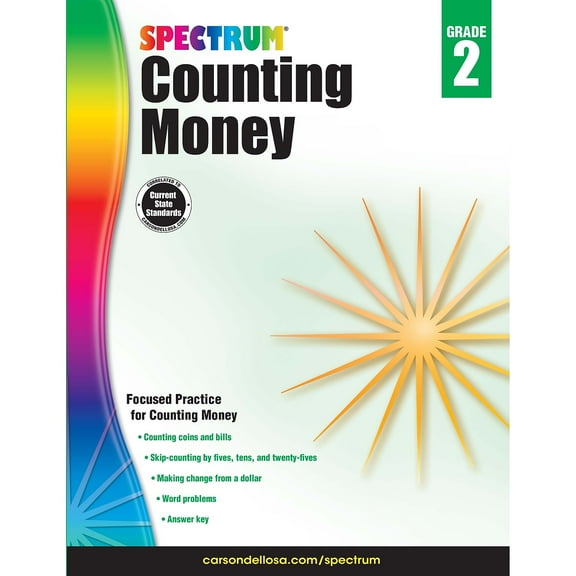 Spectrum Counting Money Workbook Grade 2 704981