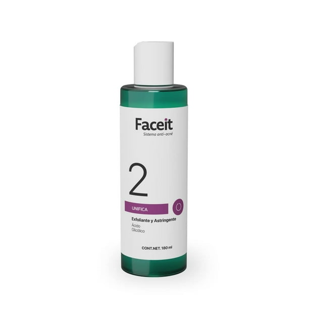 FACE.IT | Tónico Facial Ácido Glicólico, Aloe Vera I Tratamiento Anti Acné I Skin Care I Exfoliante