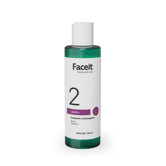 FACE.IT | Tónico Facial Ácido Glicólico, Aloe Vera I Tratamiento Anti Acné I Skin Care I Exfoliante