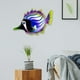 thumbnail image 3 of Decoración de pared colgante, escultura decorativa tropical para dormitorio. Violeta, 3 of 8