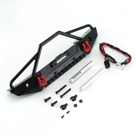 CNC Front & Rear Bumper Kit Bull Bar for 1/10 RC Crawler Car Axial ...