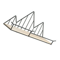 Raindrops Black Wall Mount Shelf for Storage Made of Iron and Plastic Perfect for Home Organization 1pc