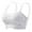 White, variant on Women Everyday Wear Solid Bra Everyday Comfort Bra with Removable Straps for Versatile Two-Way Wear and Breathable Support M White