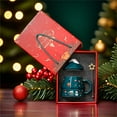 thumbnail image 6 of MOPOOR Christmas Tree Ceramic Mug Mug Large Capacity with Lid Spoon Sustenance Gift,Festive Ceramic Christmas Tree Mug - Easy to Clean-Christmas Coffee Cup - Adorned with Holiday Charm, 6 of 6