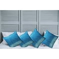 thumbnail image 2 of Ambesonne Ocean Throw Pillow Cover 4 Pack, Underwater Wilderness, 24", Blue Turquoise, 2 of 7
