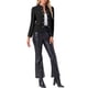 thumbnail image 2 of Blazers Abiertos Chic Inspire para Mujer, Chaqueta de Oficina de Manga Larga Casual con Botones, Color Negro, 2 of 6