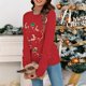 thumbnail image 3 of Suéteres navideños para mujer de Hirigin, jerseys de reno con lentejuelas y cuello redondo de manga larga, jerséis cálidos de invierno para mujer, ropa de calle 2024, 3 of 4