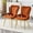 Brown, variant on Set of 2 Brown Puffy Bubble Chair Ball Chain Chair Velvet Dining Chairs with Gold Legs, Upholstered Accent Chairs with Armrests for Dining Room, Kitchen