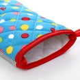 thumbnail image 3 of Heat-Resistant Microwave Oven Gloves - Insulated Oven Mitts with Polka Dot Design, High-Temperature Protection for Pot, Cooking & Kitchen Use, 3 of 5