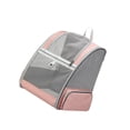 thumbnail image 1 of Mochila transportadora para mascotas Bolsa de transporte mochila para perros y gatos plegable de malla totalmente Rosa Fernando, 1 of 8