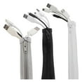 thumbnail image 2 of 1M 25mm Zipper Cable Sleeve Flexible Cable Management Organizer Braid Sleeve Wire Protection, 2 of 7
