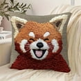 thumbnail image 2 of Lilixerw Smile Squirrel Decorative Throw Pillow Cover 18x18 Inch,Soft Short Lint Cute Embroidery Pillowcase for Sofa Bedroom Living Room Home Decor,Spring Decor,Multicolor, 2 of 6