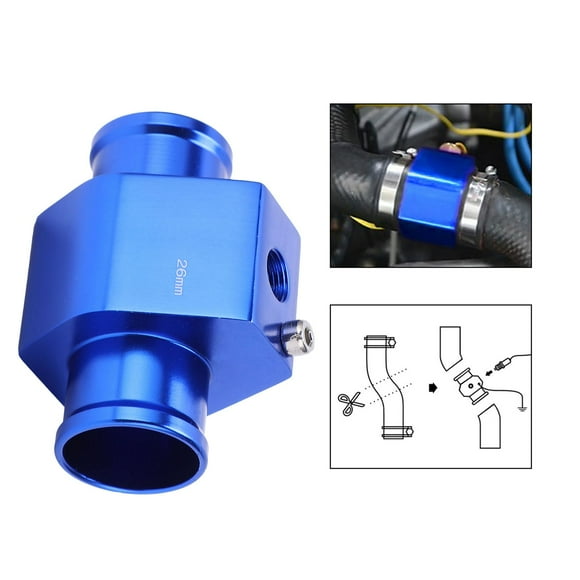 Water Temperature Sensor, Adapter Accessory Temperature Sensor Pipe Water Sensor with Clamps 26mm for Temperature Sensor Pipe for Temperature Sensor Hose