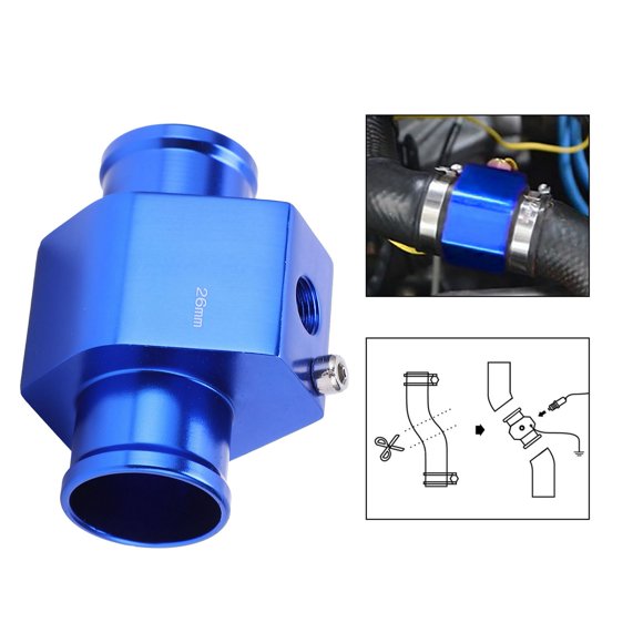 Water Temperature Sensor, Adapter Accessory Temperature Sensor Pipe Water Sensor with Clamps 26mm for Temperature Sensor Pipe for Temperature Sensor Hose