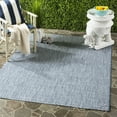 thumbnail image 2 of SAFAVIEH Courtyard Blair Geometric Indoor/Outdoor Area Rug, 9' x 12', Blue/Light Grey, 2 of 5