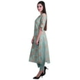 thumbnail image 5 of Moomaya Womens 2-Piece Cotton Printed Kurta With Pants Indian Ethnic Suit Dress, 5 of 7