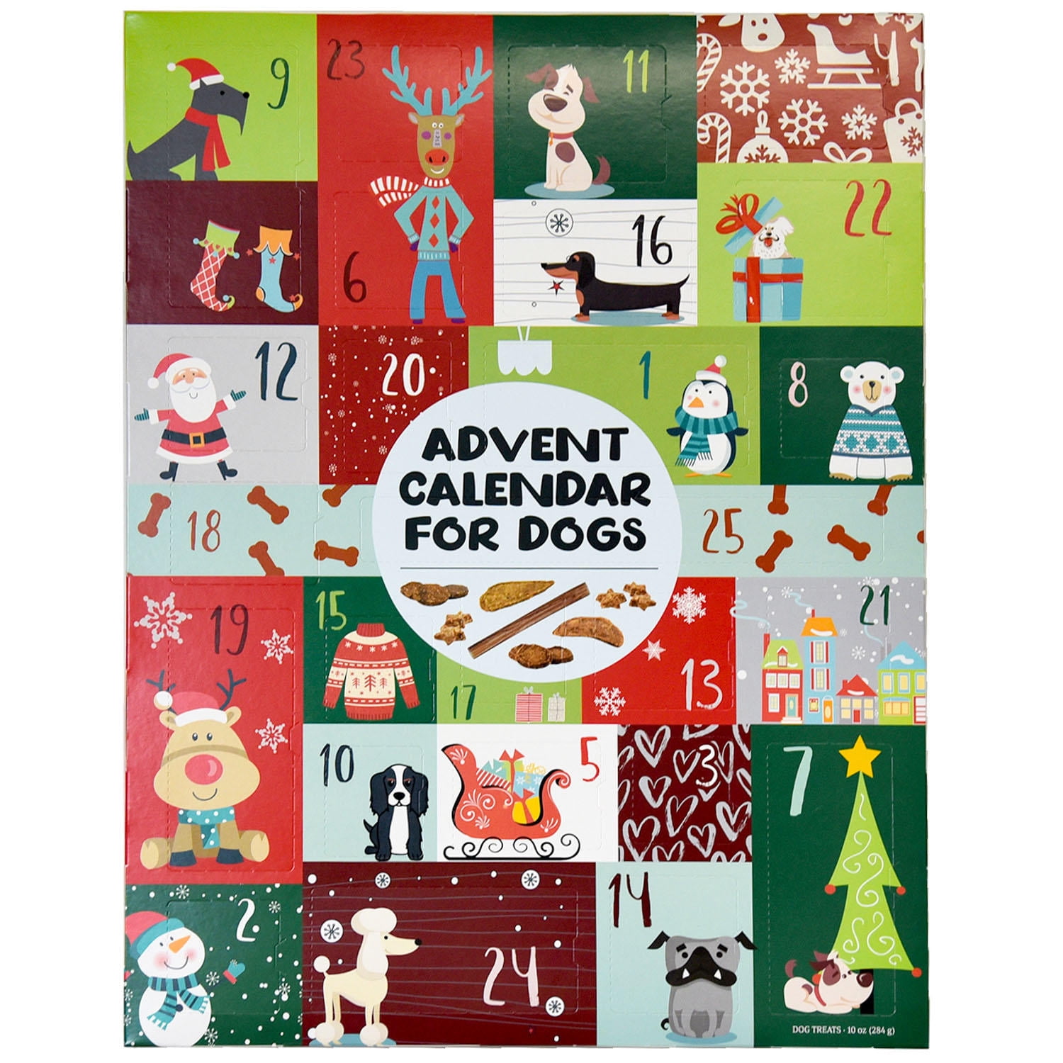 advent calendar for dogs with 35 all natural treats walmart com
