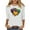 White-18, variant on Mittory 3/4 Length Sleeve Womens Tops Casual Round Neck Cute Tops Fashion Loose Fit T-Shirts Ladies Tops and Blouses
