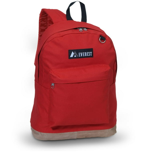 Everest Everest Suede Bottom Backpack, Red