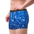 thumbnail image 2 of Naloa A Blue Glitter Mens Underwear - Boxers for Men, Mens Boxer Briefs, Classic Briefs for Men-Small, 2 of 5