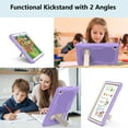 thumbnail image 6 of Galaxy Tab A8 (10.5") Case (SM-X200) - TECH CIRCLE Shockproof Kickstand Simple Rugged Case for 2022 Samsung Galaxy Tab A8 10.5-Inch Android Tablet, Purple, 6 of 6