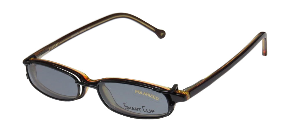 Rrunzfon 3 PCS Unisex UV400 Polarized Lens Frame-Less Rectangle Lens Flip Up Clip on Prescription Sunglasses Eyeglass Night Vision Glasses 