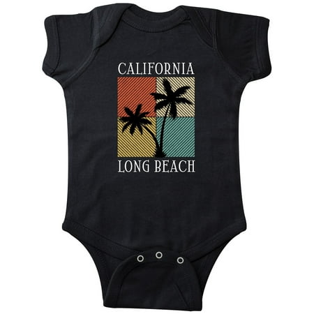 

Inktastic Long Beach California Retro Vintage Gift Baby Boy or Baby Girl Bodysuit