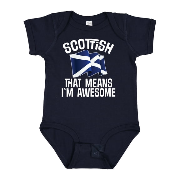 Inktastic Scottish Pride Scotland Flag Boys or Girls Baby Bodysuit