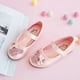 thumbnail image 1 of Zapatos de cuero para niñas, zapatos de princesa con diamantes de imitación, zapatos de primavera y otoño para niños con suela suave de cristal, zapatos blancos, 1 of 5