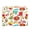 WSWES42, variant on Autumn harvest vegetable pattern Storage Cubes with Lid Fabric Storage Bins Boxes Handles Cotton Linen Closet Organizer Container Decorative Foldable Washable Shelf Cloth Basket
