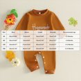thumbnail image 3 of NIEWTR Baby Long Sleeve Romper Jumpsuit Pjs Soft One Piece Pajamas Boy Crewneck Letter Print Coverall Sleeper,Size 12-18 Months, 3 of 4