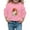 Pink, variant on Big Girls Pumpkin Skeleton Bat Ghost Sweatshirt Cute Print Long Sleeve Crewneck Pullover Kids Top Fall Winter School Outing Clothing Pink Size 9-10T