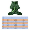thumbnail image 3 of Dinosaur Hoodie For Cat Dogs Clothes Small Pet Costume Halloween Dinosaur_Co-stume Dog Clothing Puppy Outfits Funny Apperal,Green L, 3 of 6